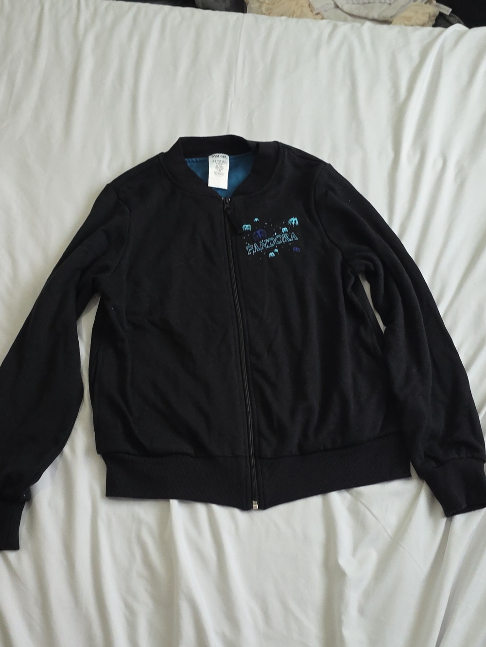Disney Black Zip-Up Sweatshirt PANDORA